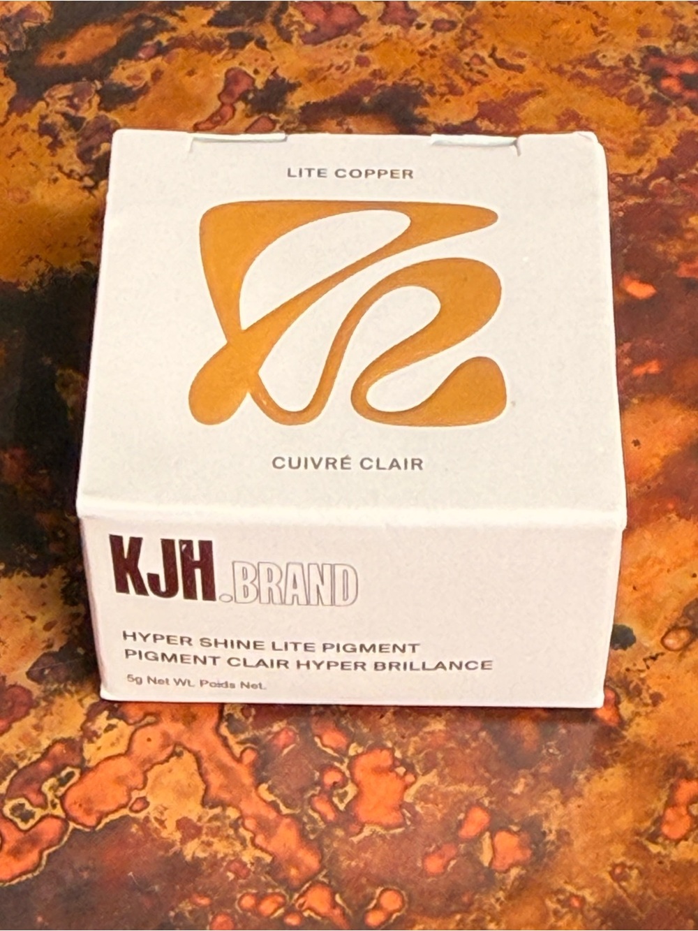 KJH Brand Lite Copper Hyper Shine Lite Pigment for Eyes Lips Cheeks Body-5g - Picture 2 of 8